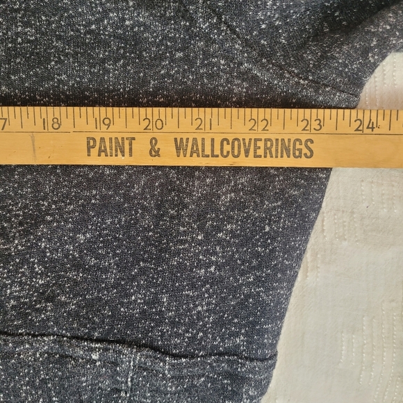 Marc Anthony black speckled zip up jacket funnel collar ribbed cuffs bottom L - Picture 5 of 7